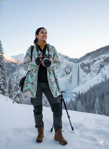 🏔️ZARA Statement Cardigan!🥶AZTEC FROST