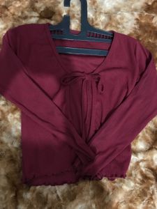 Maroon Shrug