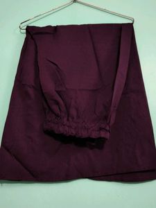 Purple Kurta plazo suit