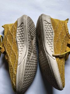 Yellow Sneakers Size 10