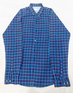 Peter England Blue Check Shirt