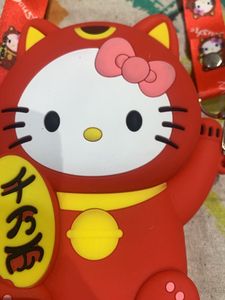 Red Mini Purse And Unicorn Hand Wallet Combo