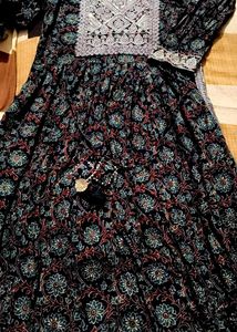 Elegant Embroidered  nyara cut Kurta