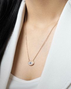 Gold Plated Evil Eye Necklace