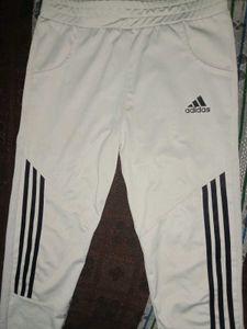 Adidas White Track Pants