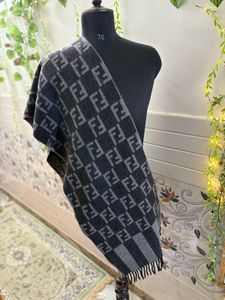 Authentic Fendi Wool Scarf Unisex