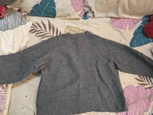Classic Gray V-Neck Sweater
