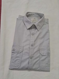 Men's Beige Casual Shirt