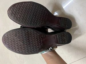 Black Patent Leather Slides
