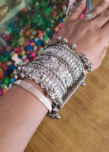PRAO Silver Cuff Bracelet