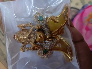 Pure Gold Spray Ganesh Pendant