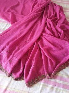 Beautiful Party Wear Soft Saree With Blouse