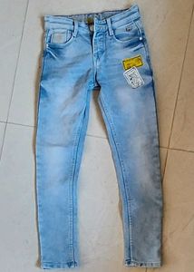 Light Blue Jeans For Boys 8-10 Years Age