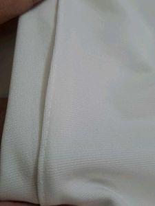 White Drawstring Korean Pants