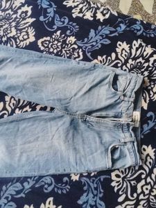 Light Wash Wide Leg Jeans