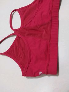Sports Bra Red Without Pad