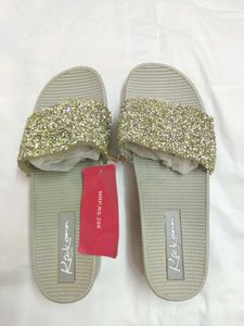 Sparkly Slip-On Sandals