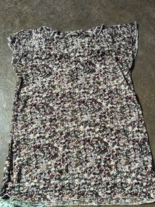 Floral Ruffle Top