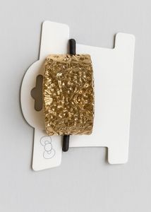 Anti Tarnish Gold Textured Hair Tie