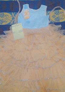 A New Trending Barbie Frock ...with Glitter Lace