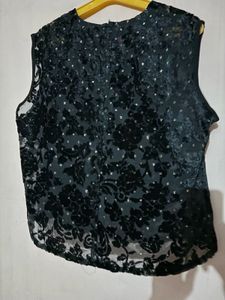 Party Wear Transparent Top