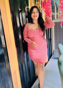 Pink Bodycon Mini Dress