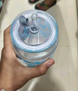 Heart Print Glass Tumbler