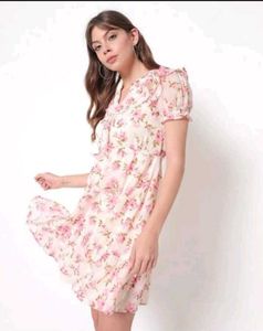 Floral Print Mini Dress