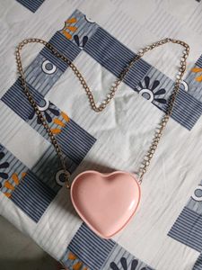 Pink Heart Purse
