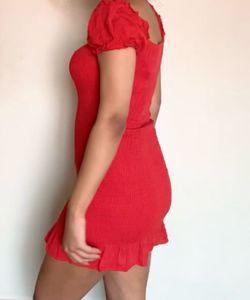 Shein Red Mini Dress