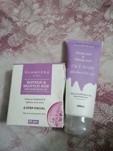 Glycolic & Salicylic Acid Anti Acne Combo ( Face w