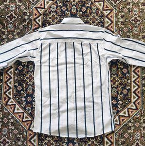 Striped Button-Down Shirt