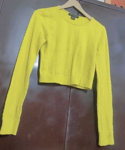Yellow🟡 Crop Top for 32 Bust