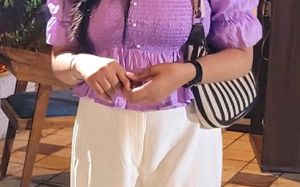 Lavender Crop Top