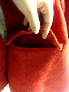 Red Double-Breasted Blazer