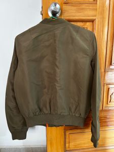Olive Green Bomber Jacket