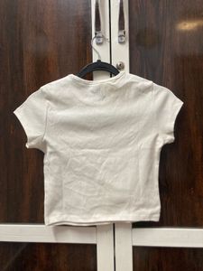 H&amp;M Black Subbath Crop Tee