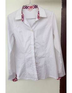 White Button-Down Top