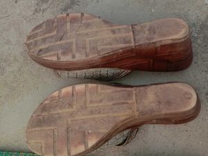 Stylish Silver/Grey Ladies Slides