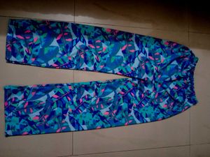 Patterned Palazzo Jogger Type Pant