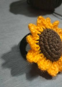 Sunflower Hair Tie