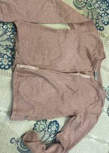 Girls' Pink Cardigan Sweater