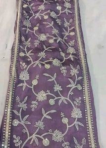 Elegant Embroidered Dress Material