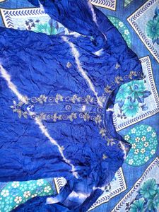 Blue Tie-Dye Kurta