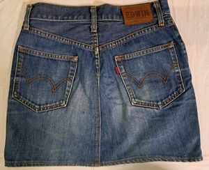 Denim Mini Skirt