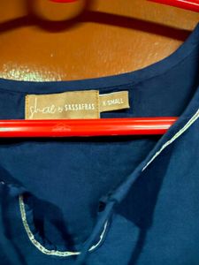 Navy Blue Midi Dress