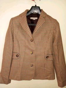 Vintage Checked Blazer