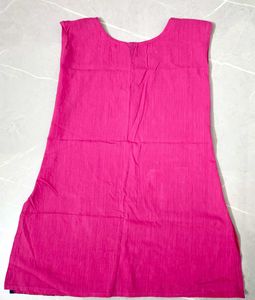 Combo Set of 2 Short Kurtis (Pink + Orange)