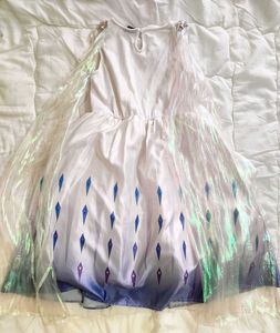 Elsa &#39;Frozen&#39; Dress with Cape