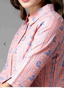 Longline Printed Kurta Top